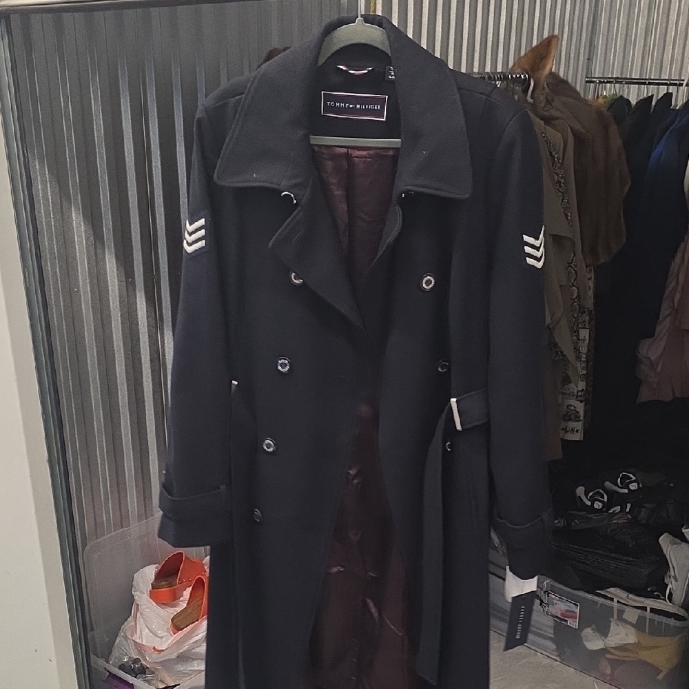 Tommy Hilfiger Dark Navy Men's Trench Coat